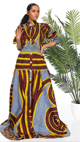 Sita African Print Kimono
