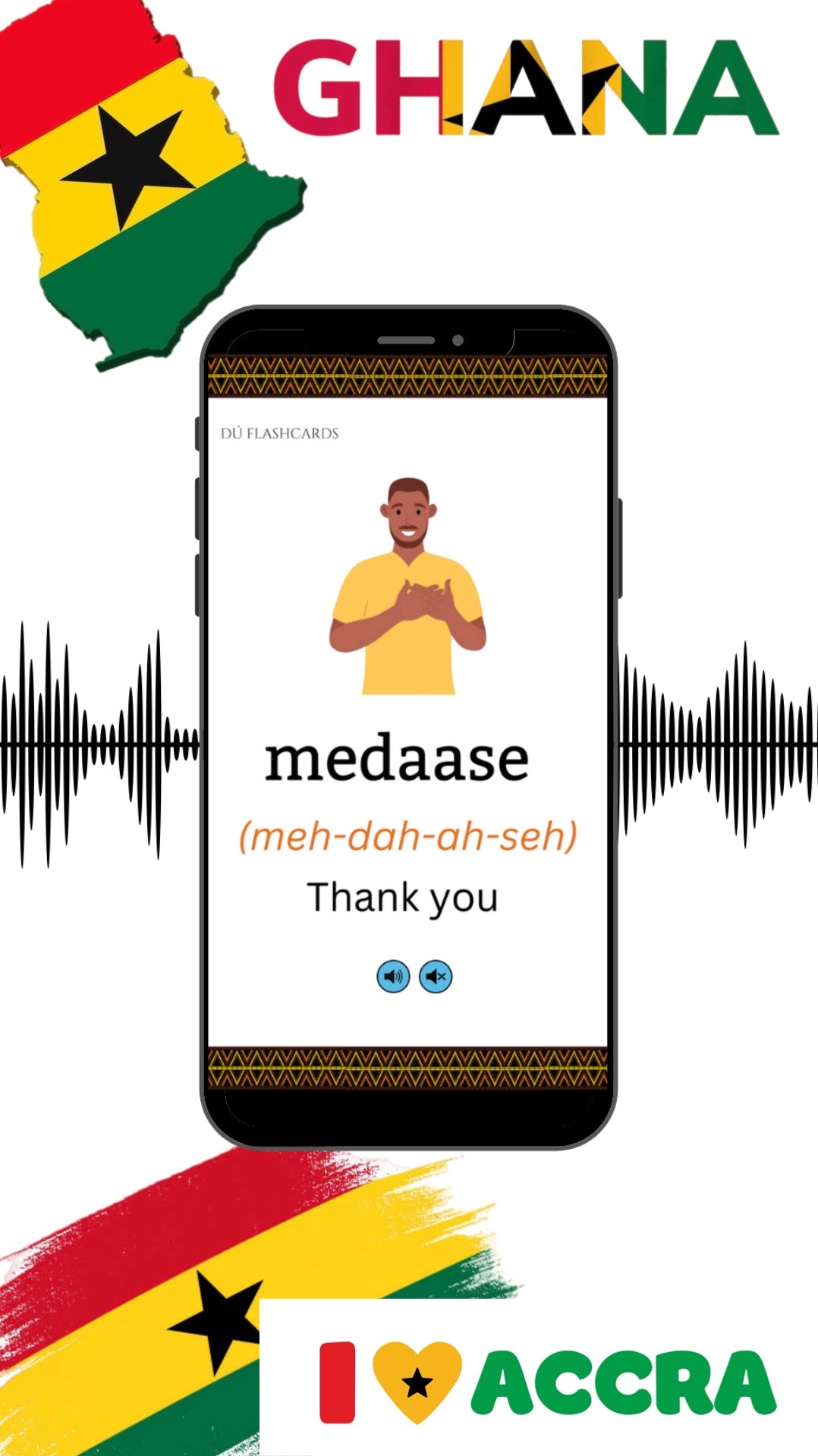 Twi Ghana /African Language Learning DIGITAL Flashcards for Beginners, Kids & Adults (DIGITAL VERSION)