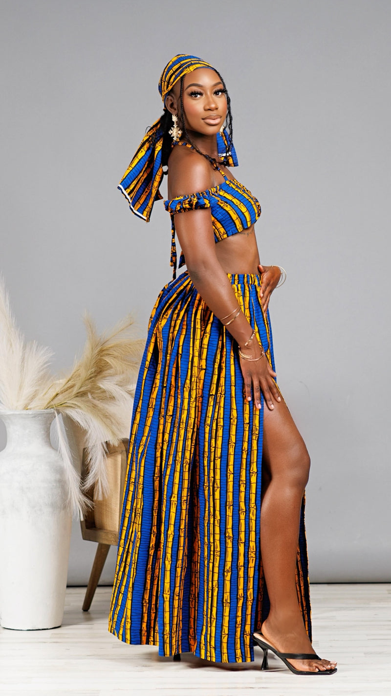 Sharika African Print 3-Piece Skirt Set