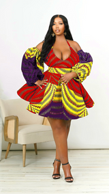 Araba Doll Ankara African Print Dress