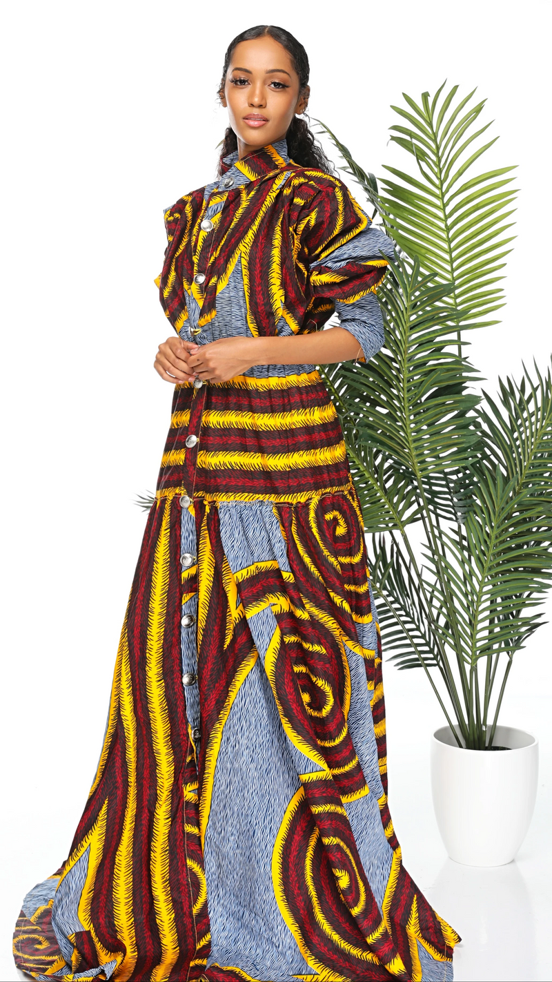 Sita African Print Kimono