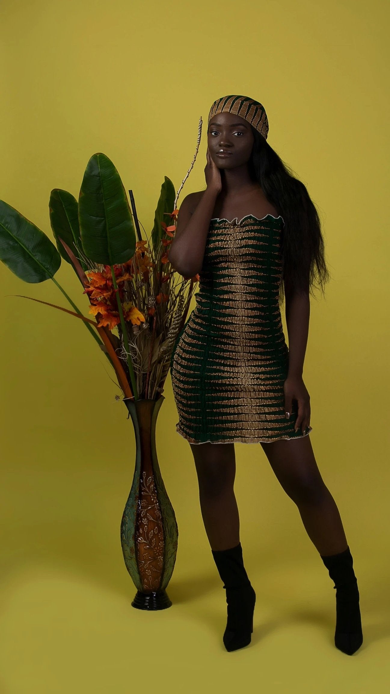 Ralia African Print Tube Dress