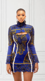 Ashai 2-Piece African Print Dress Set