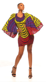 Purple Adjwoa Mini Dress