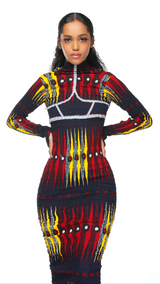 Unya Midi Reflective Dress